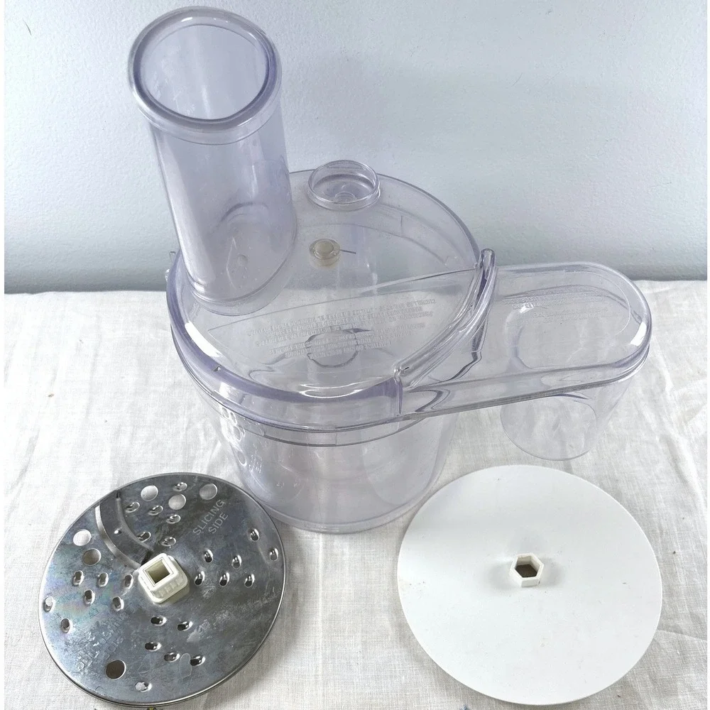 Walmart Mainstays Food Processor Replacement Parts Model 106622F Bowl Lid Blade